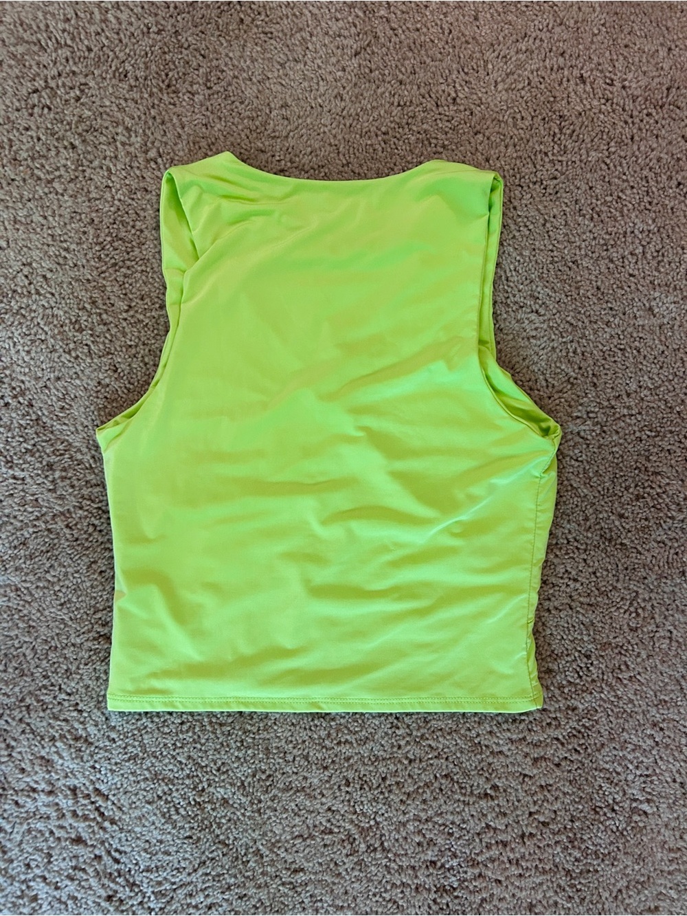 Lime Green Crop Top - Picture 2 of 3